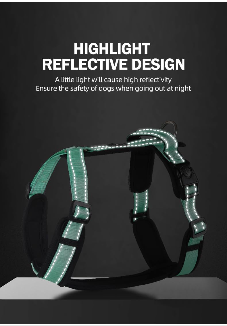 All-Season No-Pull Dog Harnessss for Walking, Training & Travel. Medium and Large Dogs