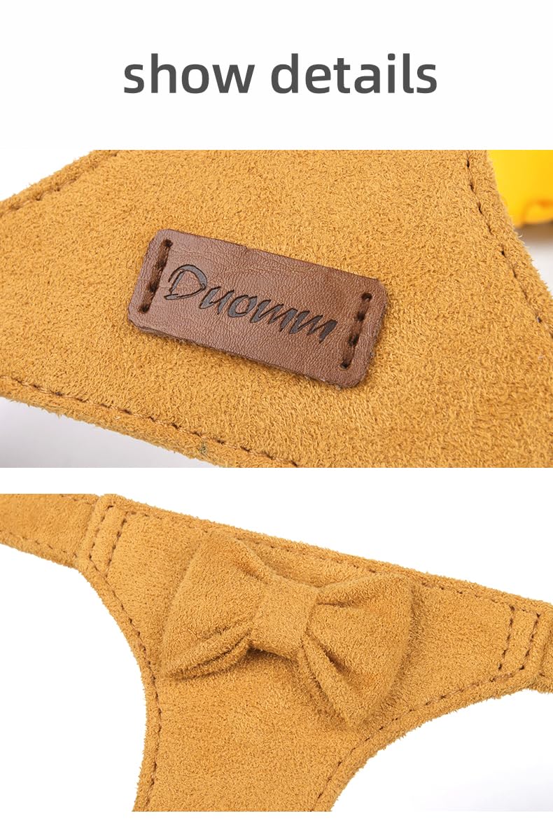 Folded Edge Square H-Style Harness for Small & Medium Dogs – Adjustable, No-Pull, Lightweight & Secure Pet Vest