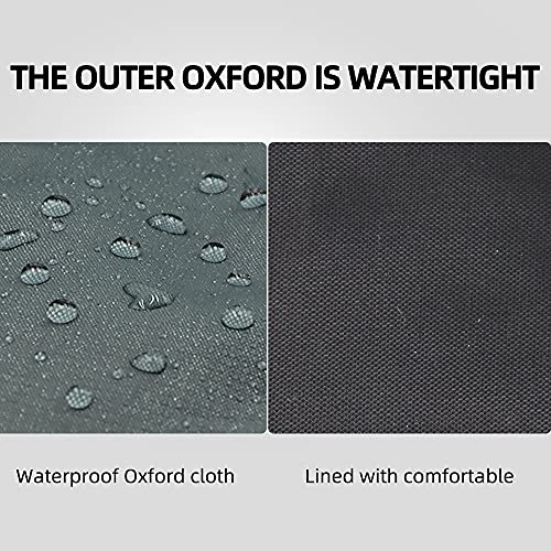 Waterproof Dog Winter Coat with Fur Collar, Reflective Details, Adjustable Straps, Black