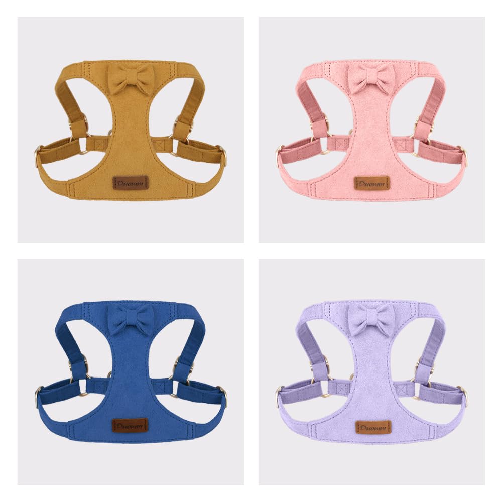 Folded Edge Square H-Style Harness for Small & Medium Dogs – Adjustable, No-Pull, Lightweight & Secure Pet Vest