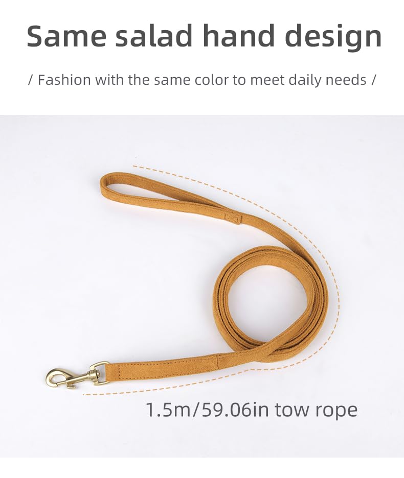 Folded Edge Square H-Style Harness for Small & Medium Dogs – Adjustable, No-Pull, Lightweight & Secure Pet Vest