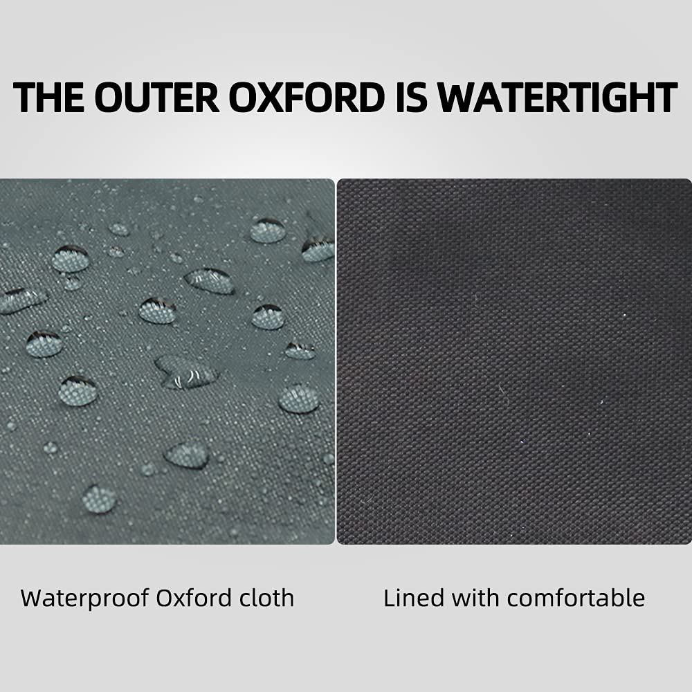 Waterproof Dog Winter Coat with Fur Collar, Reflective Details, Adjustable Straps, Black