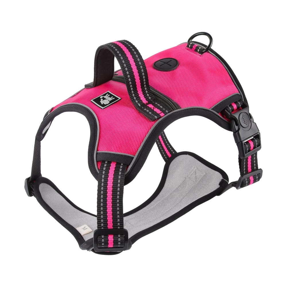 No-Pull Dog Harness with Storage Space, Reflective Design, Adjustable Straps, Oxford Cloth Material