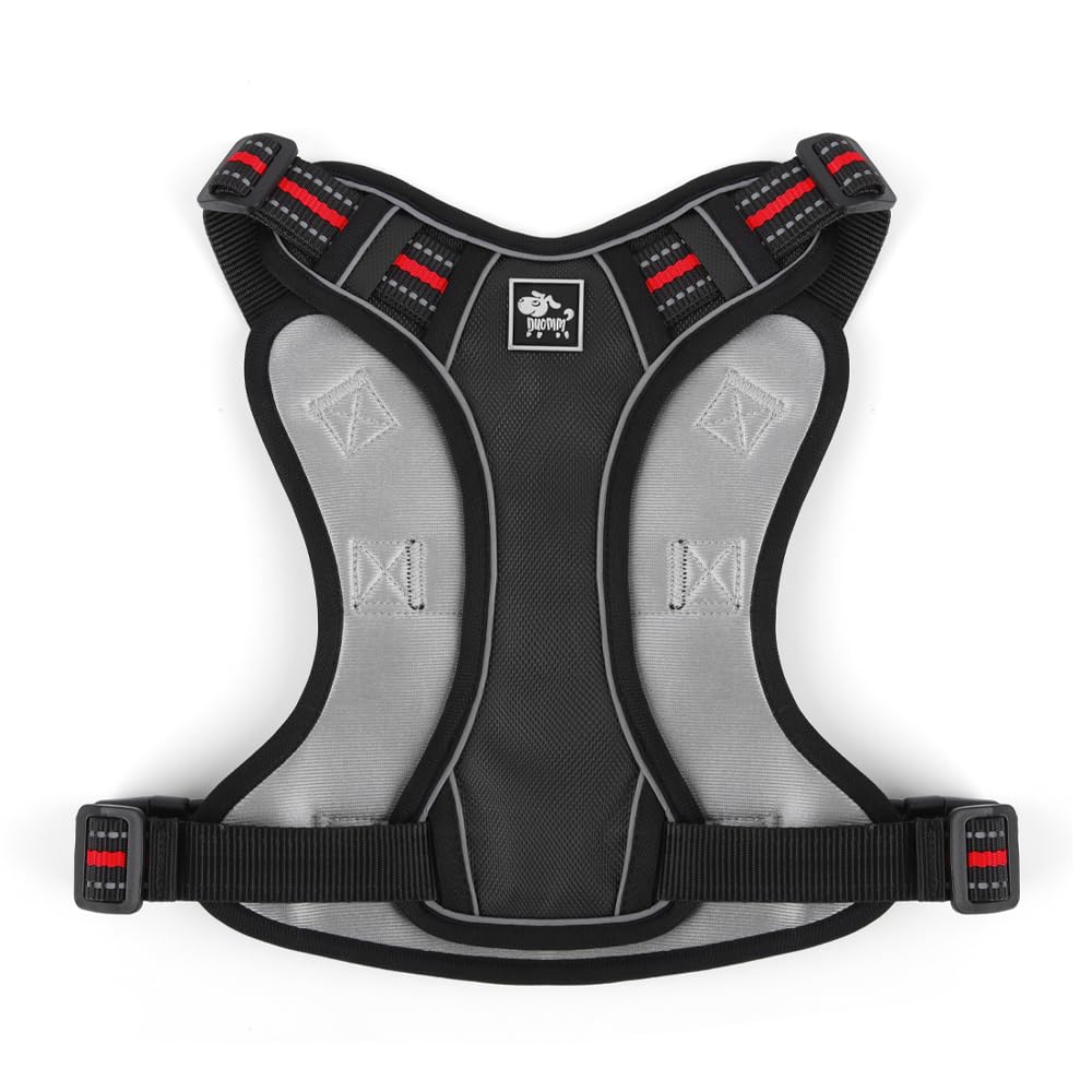 No-Pull Dog Harness with Storage Space, Reflective Design, Adjustable Straps, Oxford Cloth Material