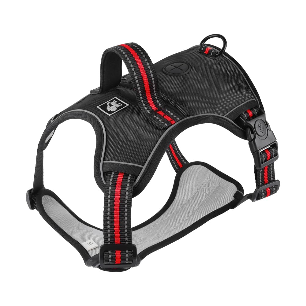 No-Pull Dog Harness with Storage Space, Reflective Design, Adjustable Straps, Oxford Cloth Material